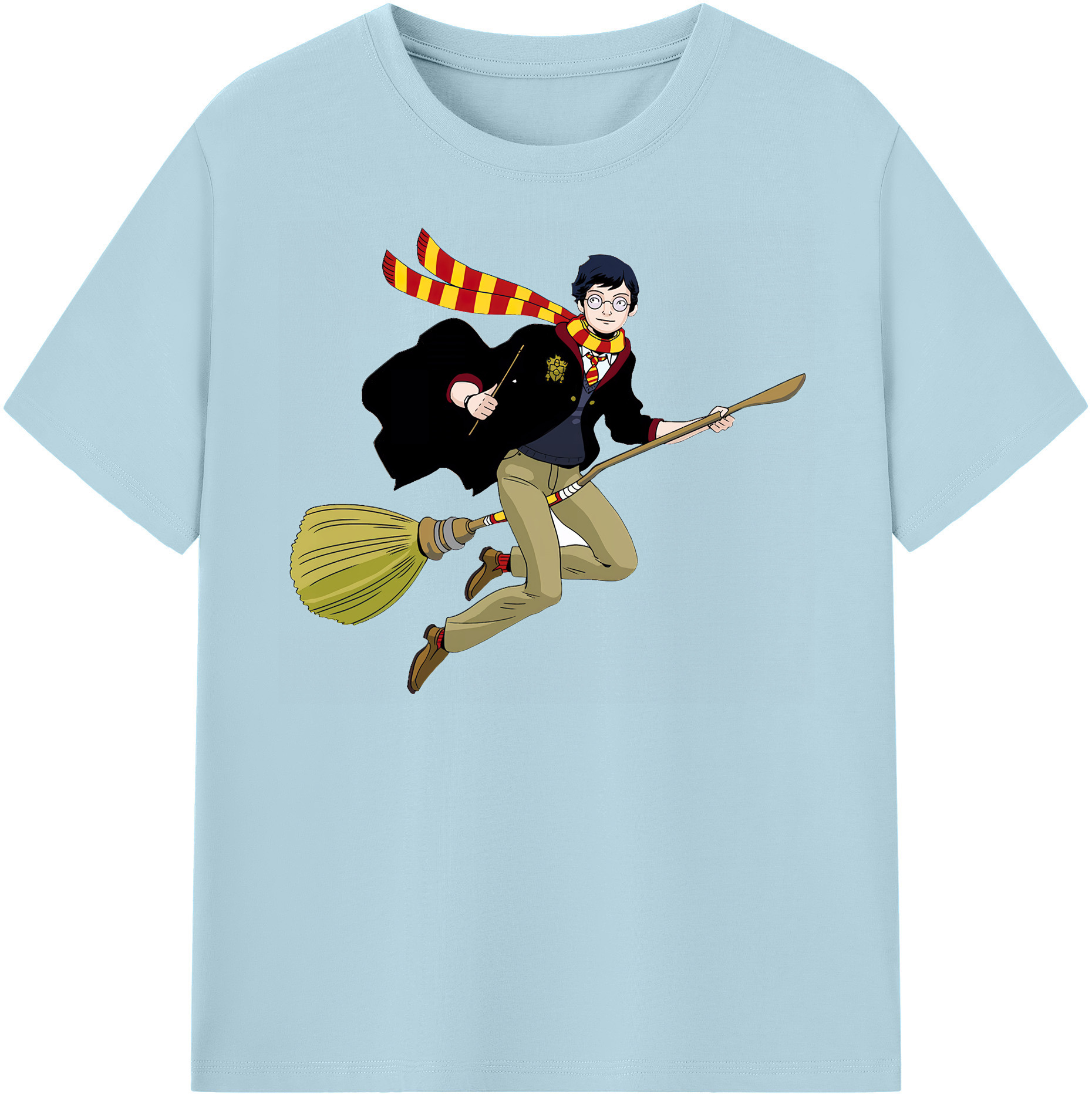 （画像用） Harry Potter ハリー・ポッターシリーズ 綿100％半袖Tシャツ（フロントプリント）